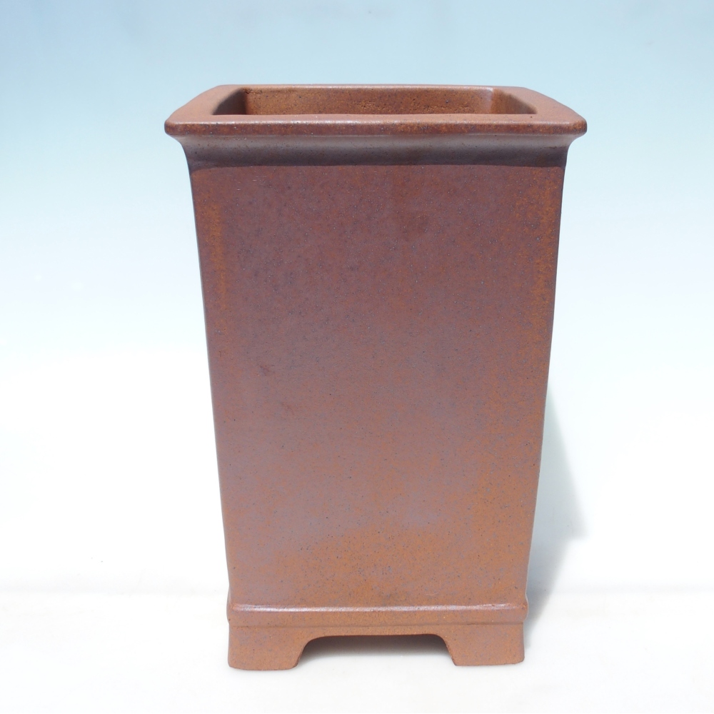 Schale 21,5 x 21,5 x 32 cm braun - NUR PERSÖNLICHE ABHOLUNG ODER PALLETTENVERKEHR