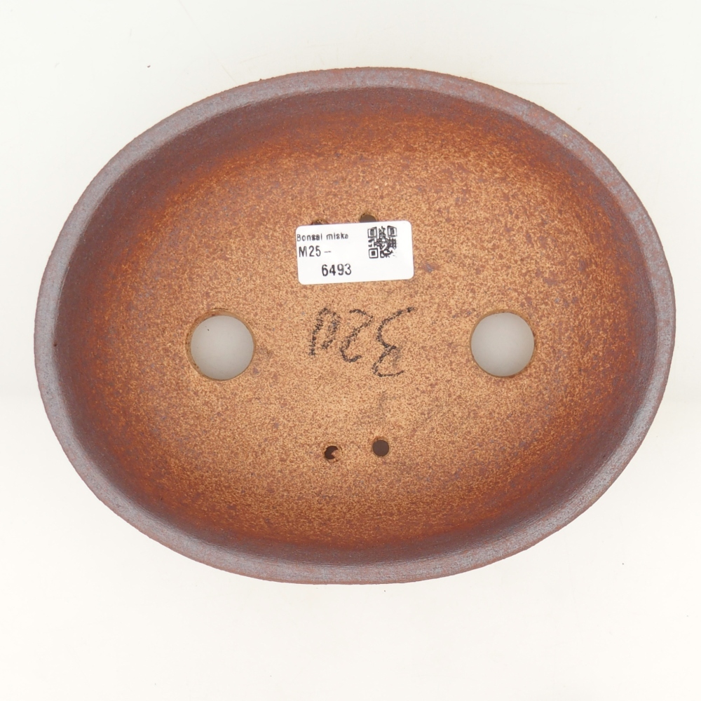 Bonsaischale 20 x 16 x 6 cm , metallfarben