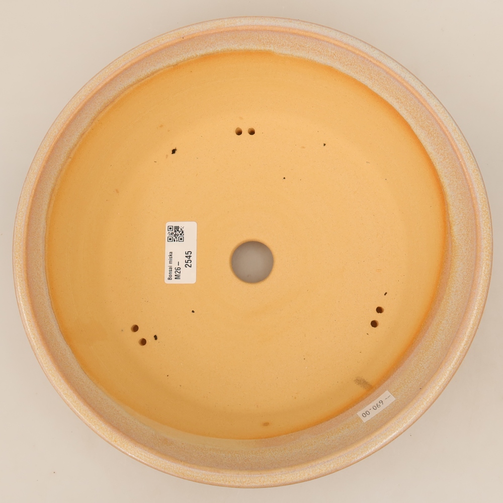 Keramik-Bonsai-Schale 27 x 27 x 7 cm, Farbe: Beige