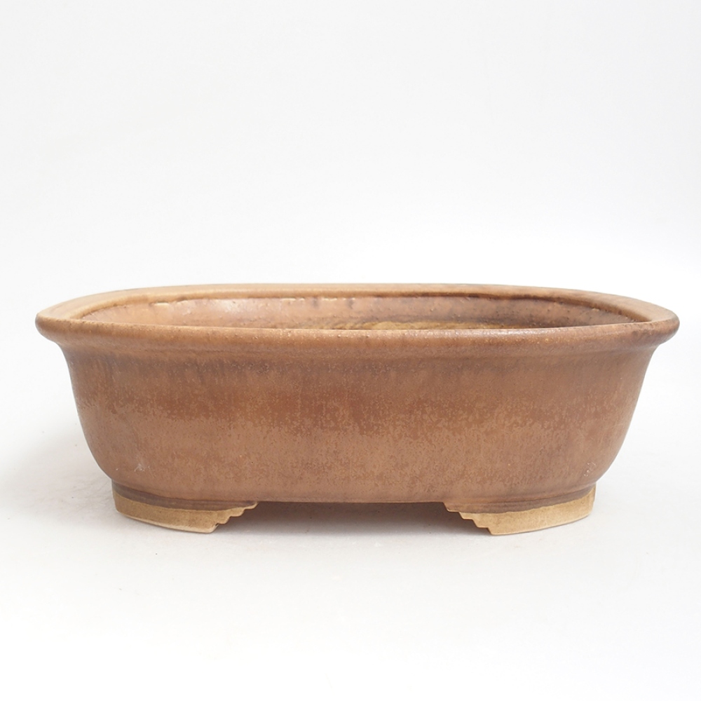 Bonsaischale aus Keramik  25 x 21 x 7,5  cm, Farbe rosa