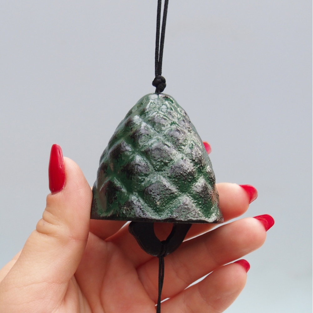 Metall-Windspiel, grün