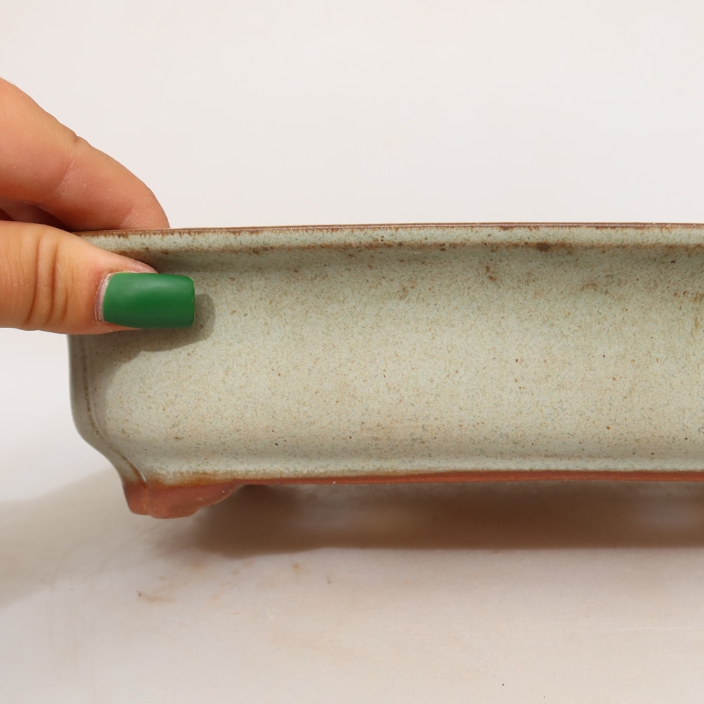 Keramikschale  24 x 17 x 6 cm, Farbe: Beige