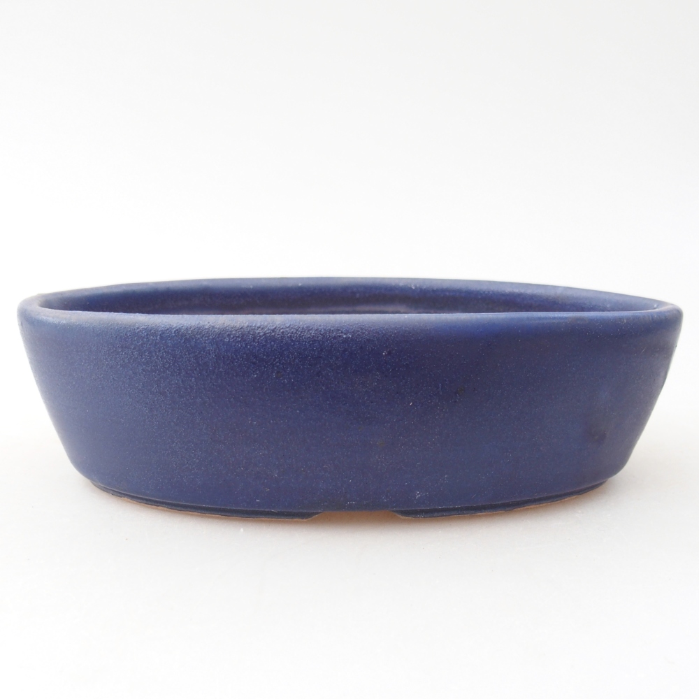 Bonsaischale aus Keramik 15 x 9,5 x 4 cm, Farbe blau