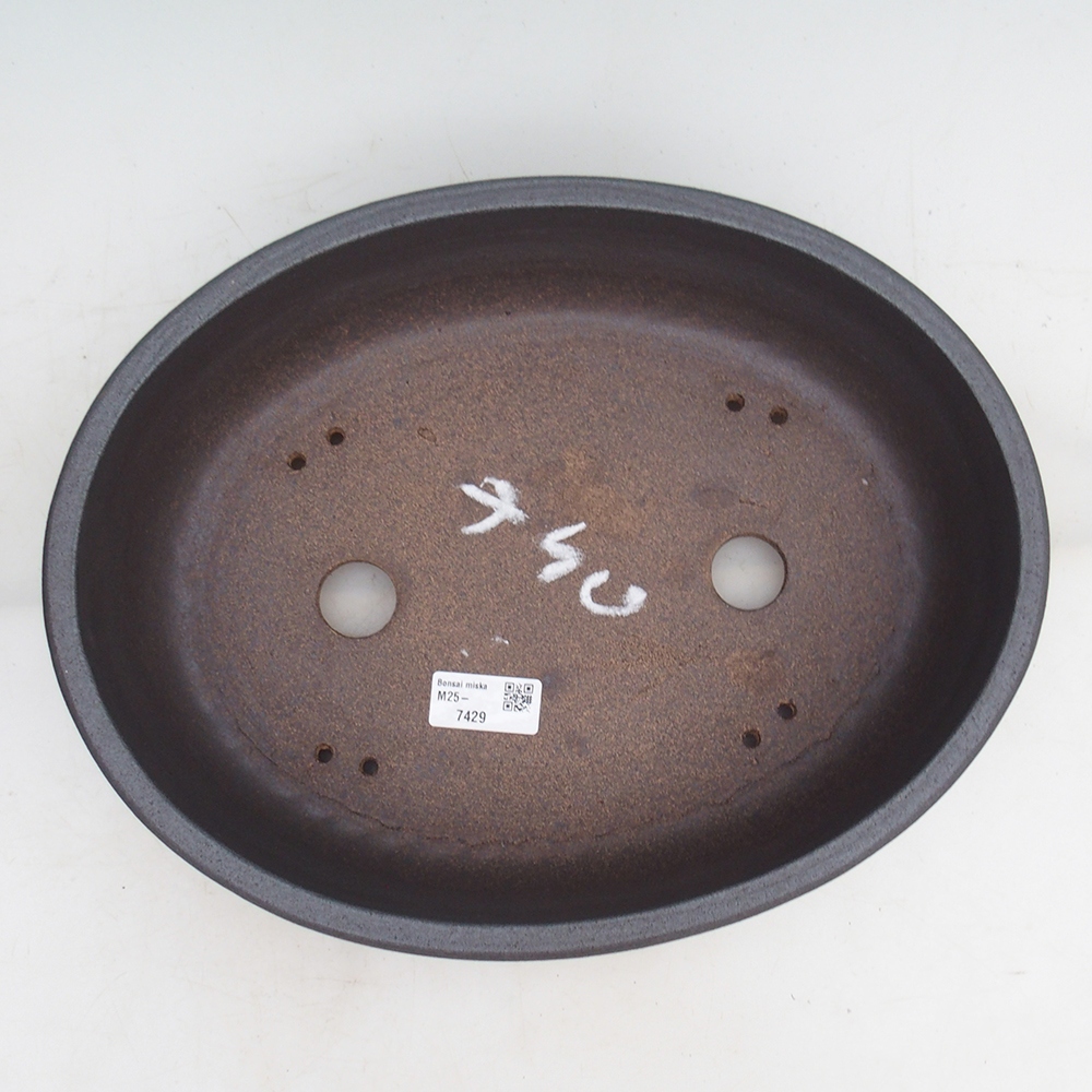 Bonsaischale 33,5 x 26 x 8,5 cm , Farbe braun