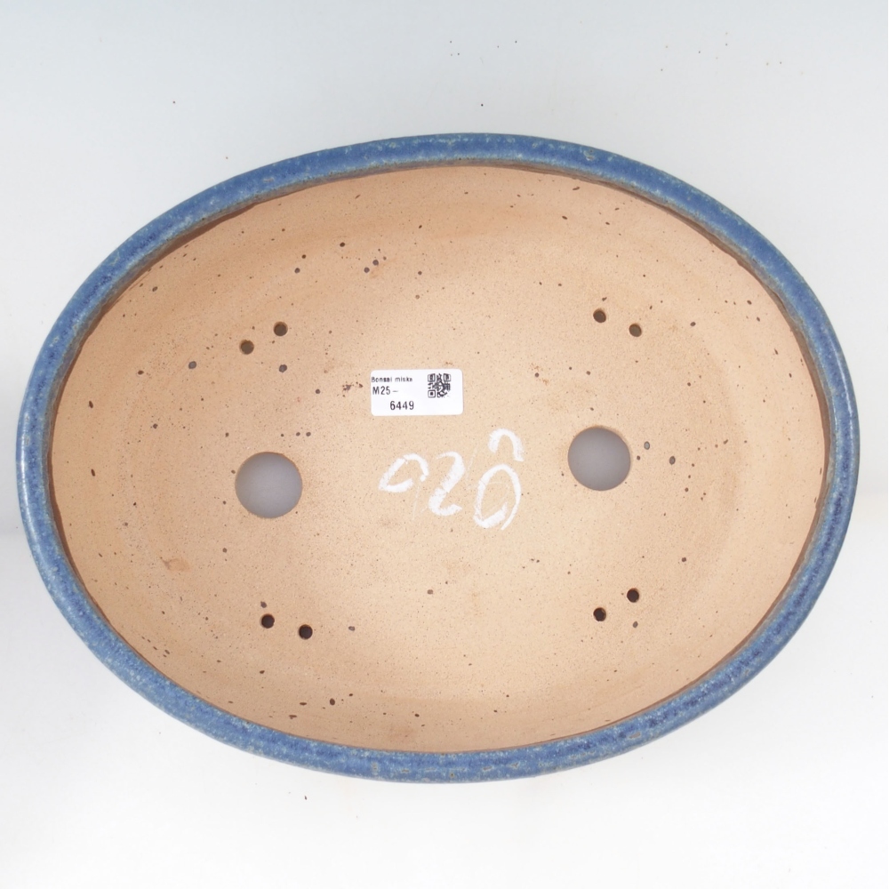 Bonsaischale 33 x 25 x 8 cm , Farbe blau