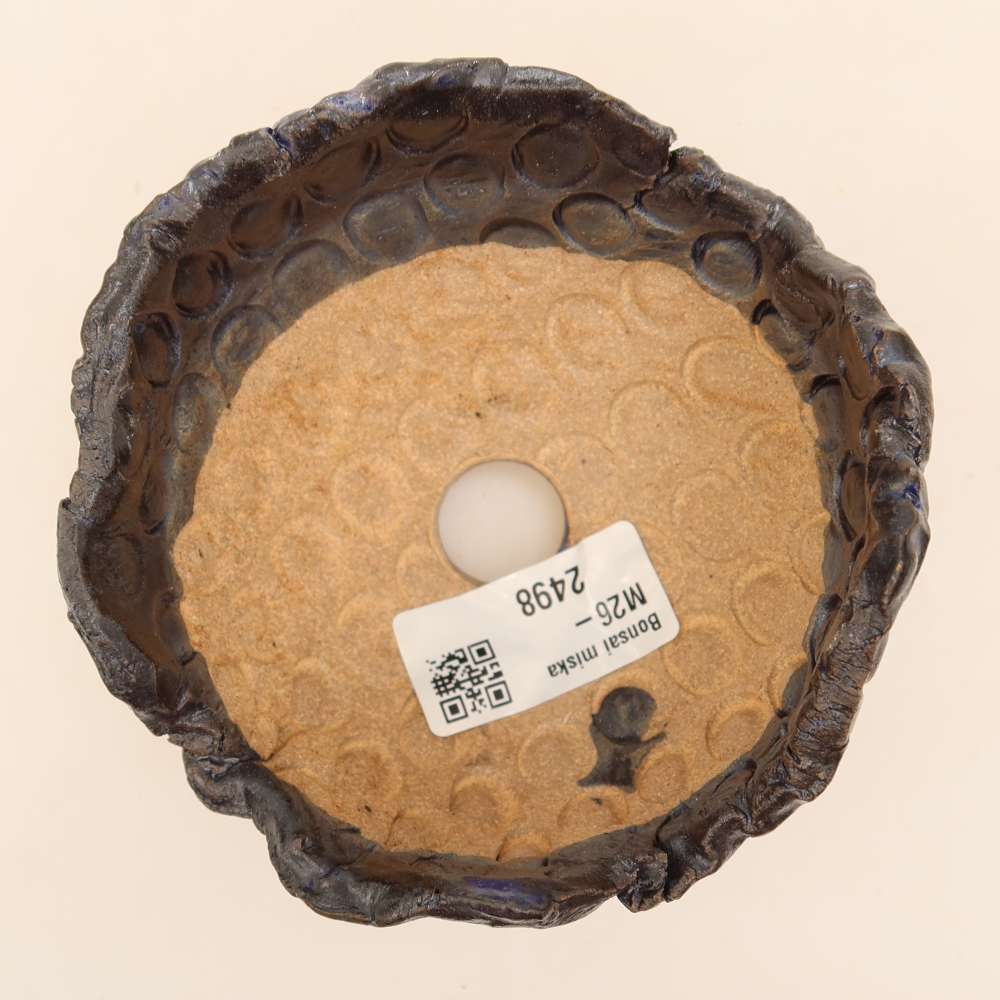 Keramikschale  10,5 x 10 x 7,5 cm, Farbe: Schwarzblau