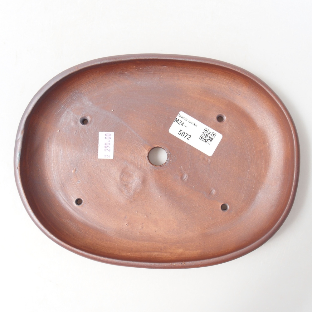 Keramik-Bonsaischale 22 x 16,5 x 3 cm, Farbe metallische