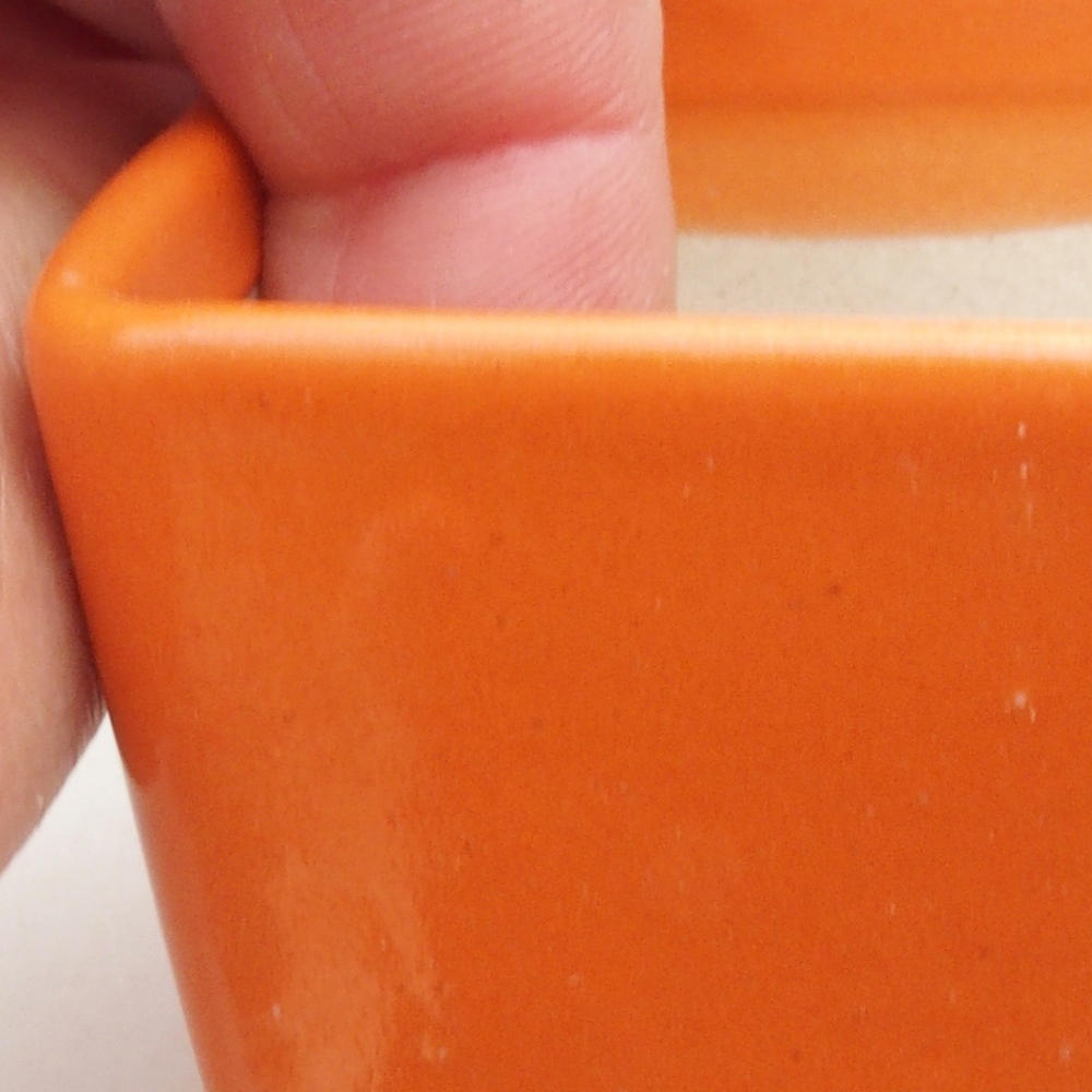 Mini aus Keramik, 5,5 x 5,5 x 4,5 cm, orange