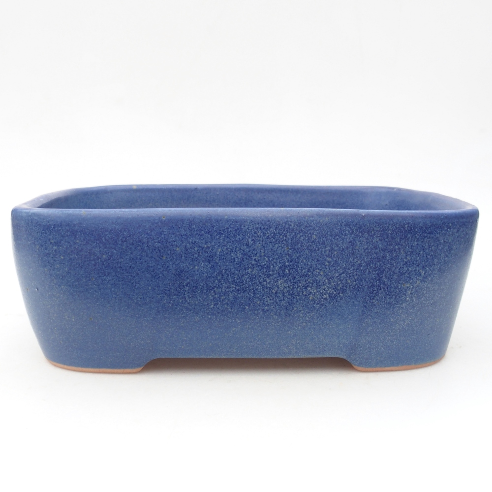 Bonsaischale aus Keramik 23 x 17 x 7,5 cm, Farbe blau