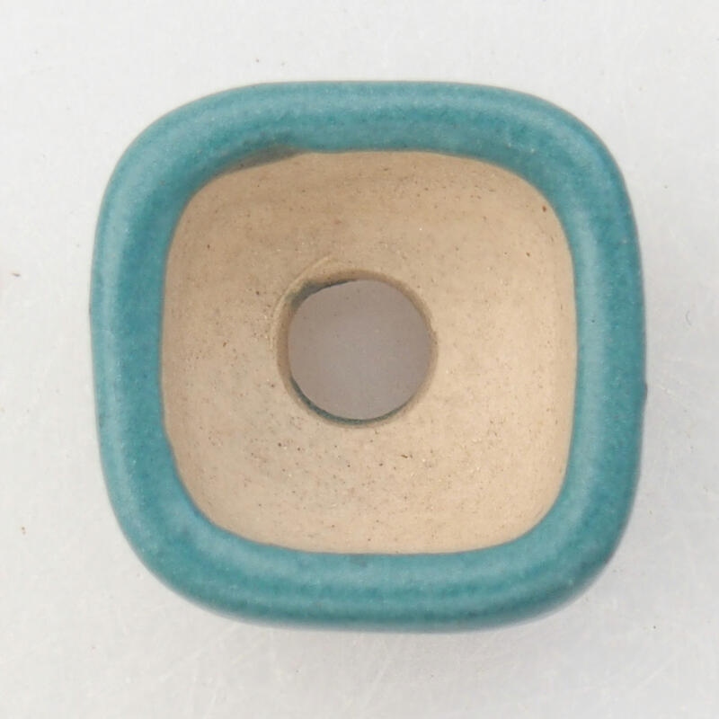 Mini-Bonsaischale 2 x 2 x 1,5 cm, Farbe blau