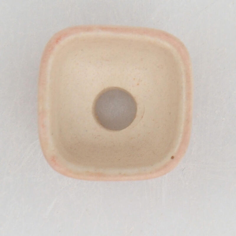 Mini-Bonsaischale 2 x 2 x 1,5 cm, Farbe rosa