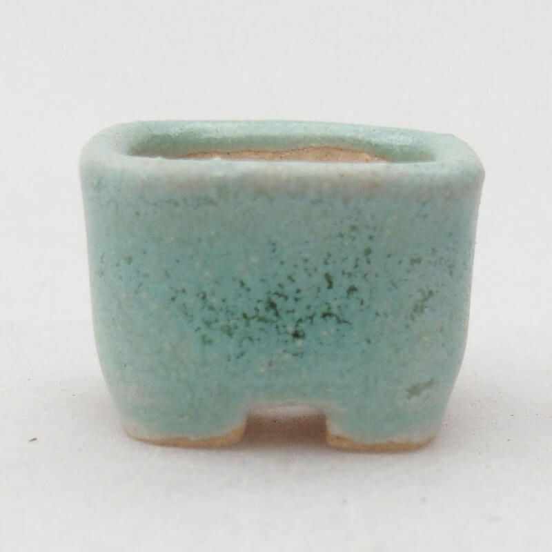 Mini-Bonsaischale 2 x 2 x 1,5 cm, Farbe grün