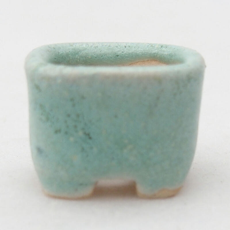 Mini-Bonsaischale 2 x 2 x 1,5 cm, Farbe grün