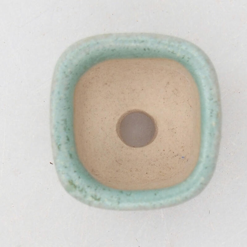 Mini-Bonsaischale 2 x 2 x 1,5 cm, Farbe grün