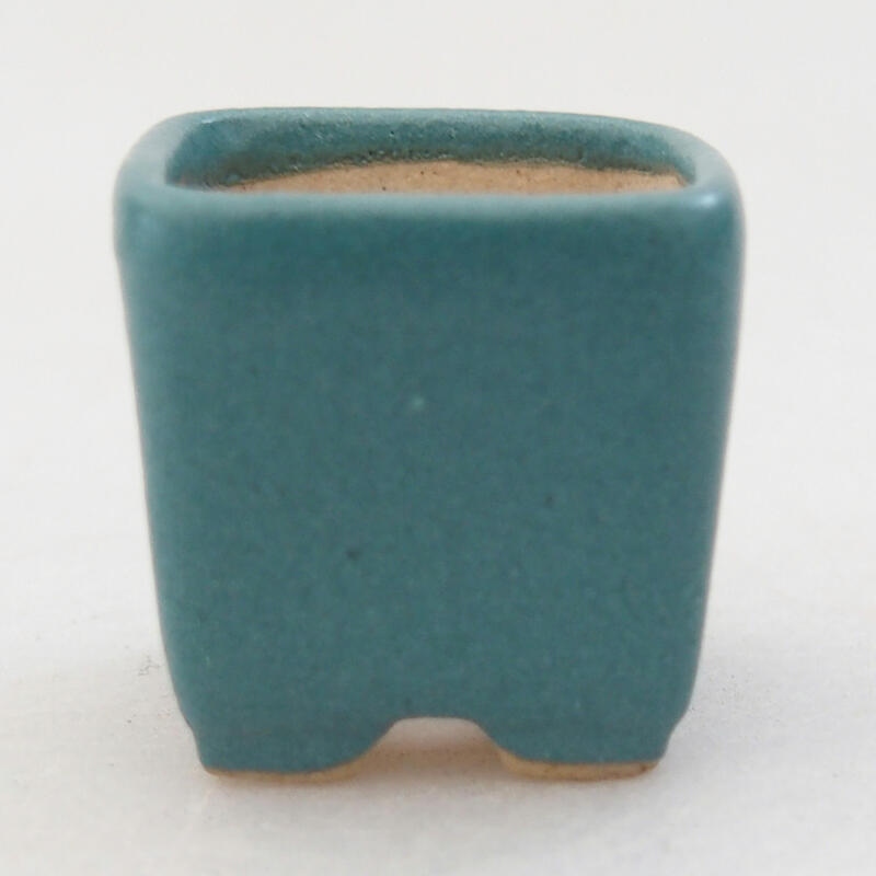 Mini-Bonsaischale 2 x 2 x 2 cm, Farbe blau