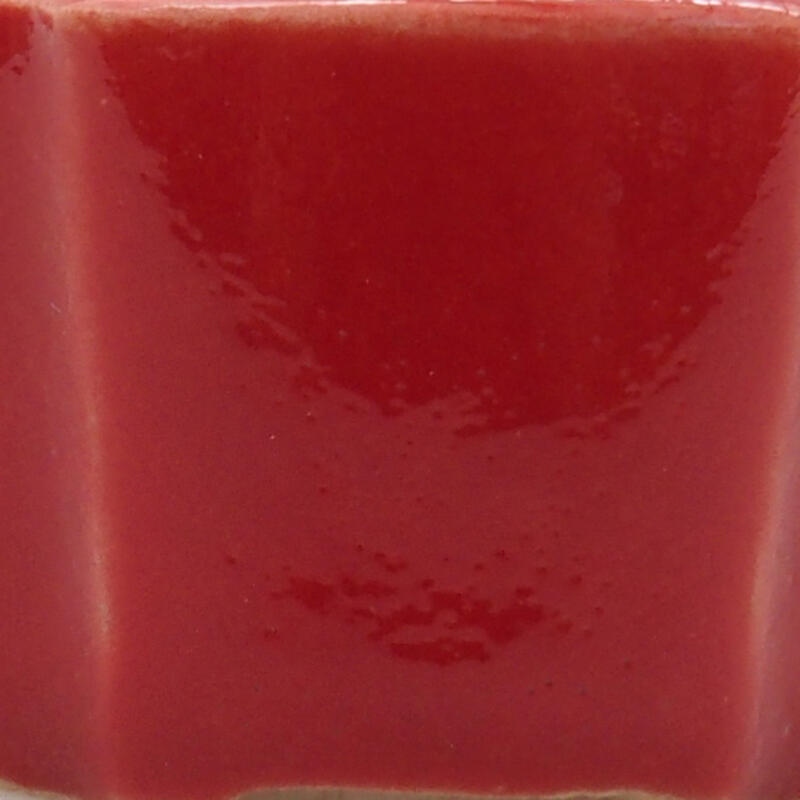 Mini-Bonsaischale 3,5 x 3,5 x 2,5 cm, Farbe Rot