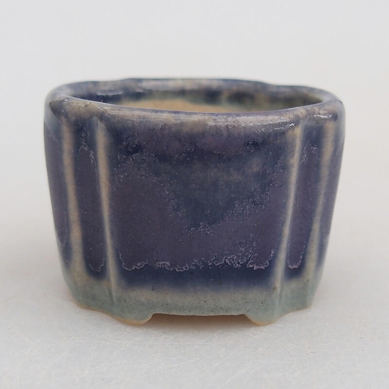 Mini-Bonsaischale 3,5 x 3,5 x 2,5 cm, Farbe Lila