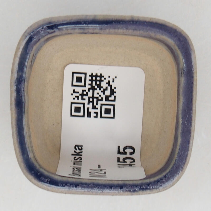 Mini-Bonsaischale 3,5 x 3,5 x 2,5 cm, Farbe Lila