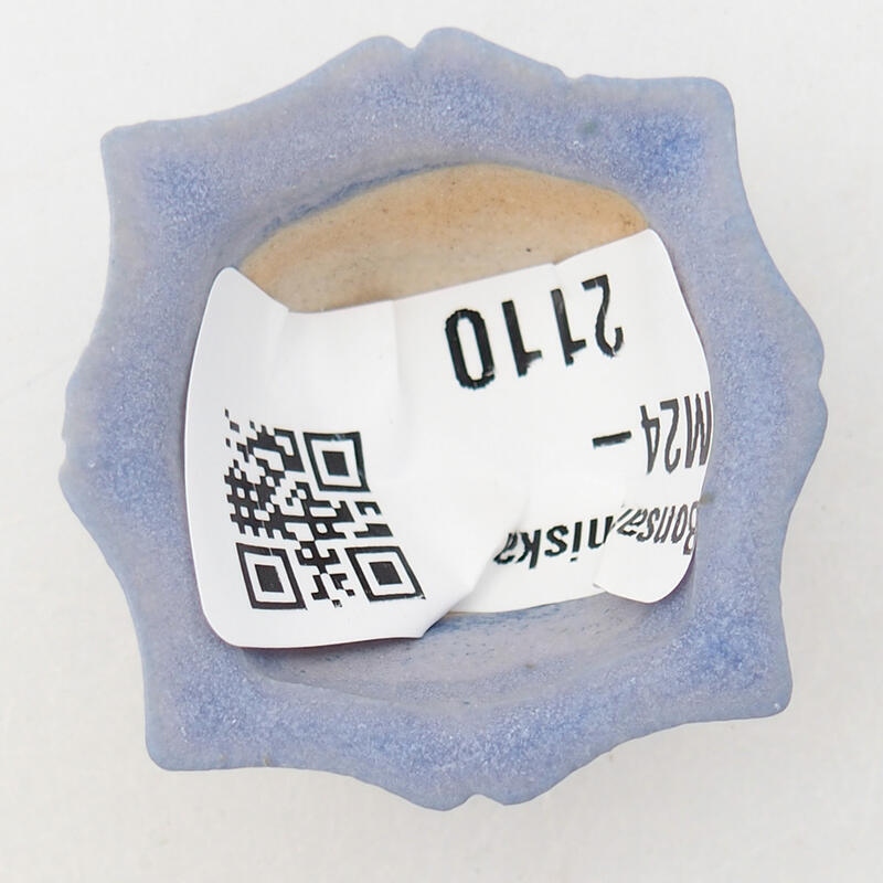 Mini-Bonsaischale 3,5 x 3,5 x 2 cm, Farbe blau