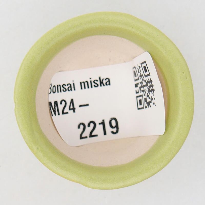 Mini-Bonsaischale 3,5 x 3,5 x 2 cm, Farbe grün