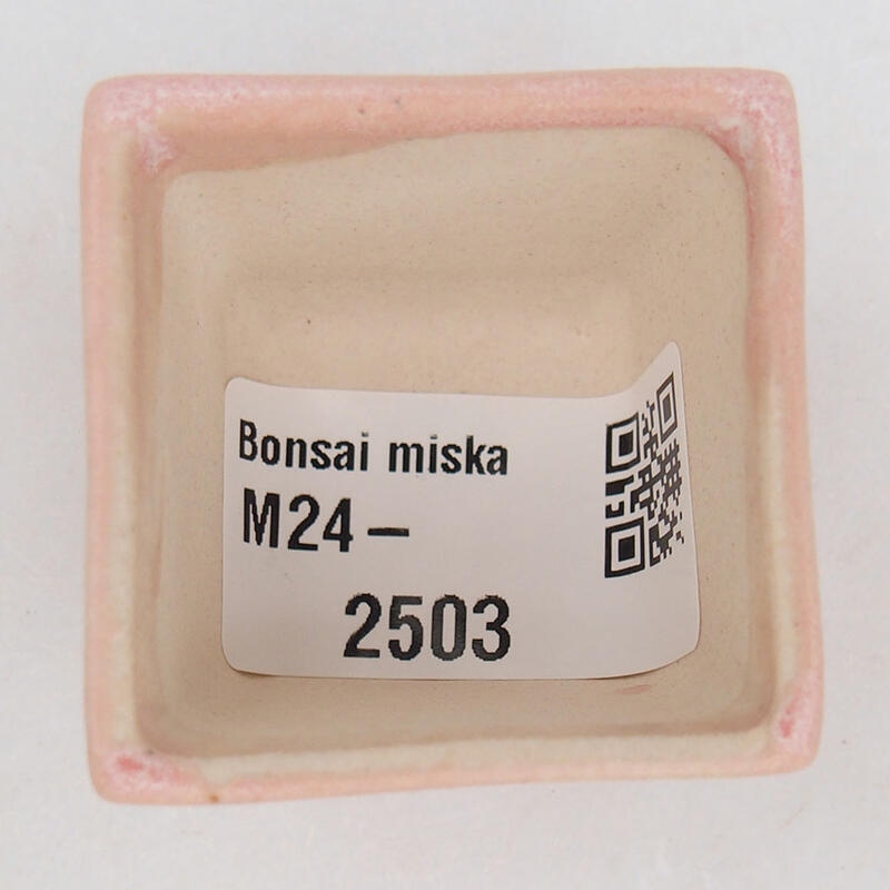 Mini-Bonsaischale 3,5 x 3,5 x 3,5 cm, Farbe rosa