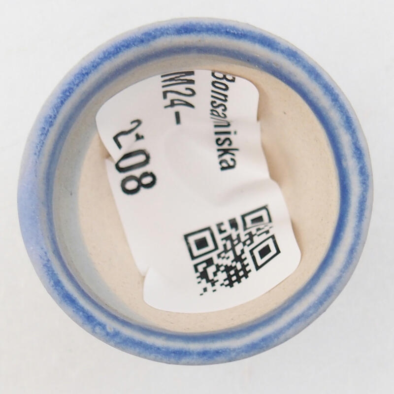 Mini-Bonsaischale 3,5 x 3,5 x 3 cm, Farbe blau