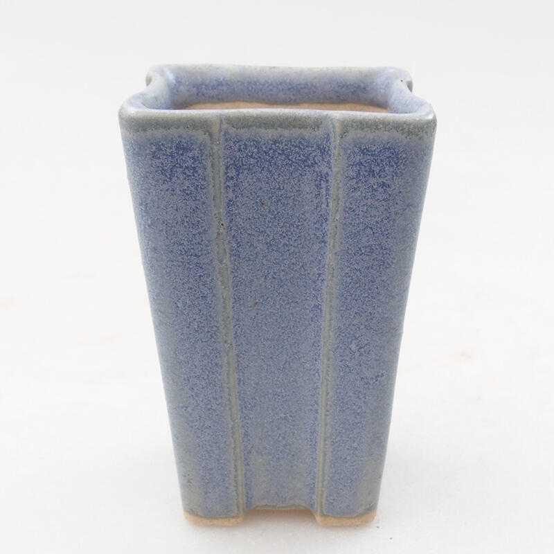 Mini-Bonsaischale 3,5 x 3,5 x 5,5 cm, Farbe blau