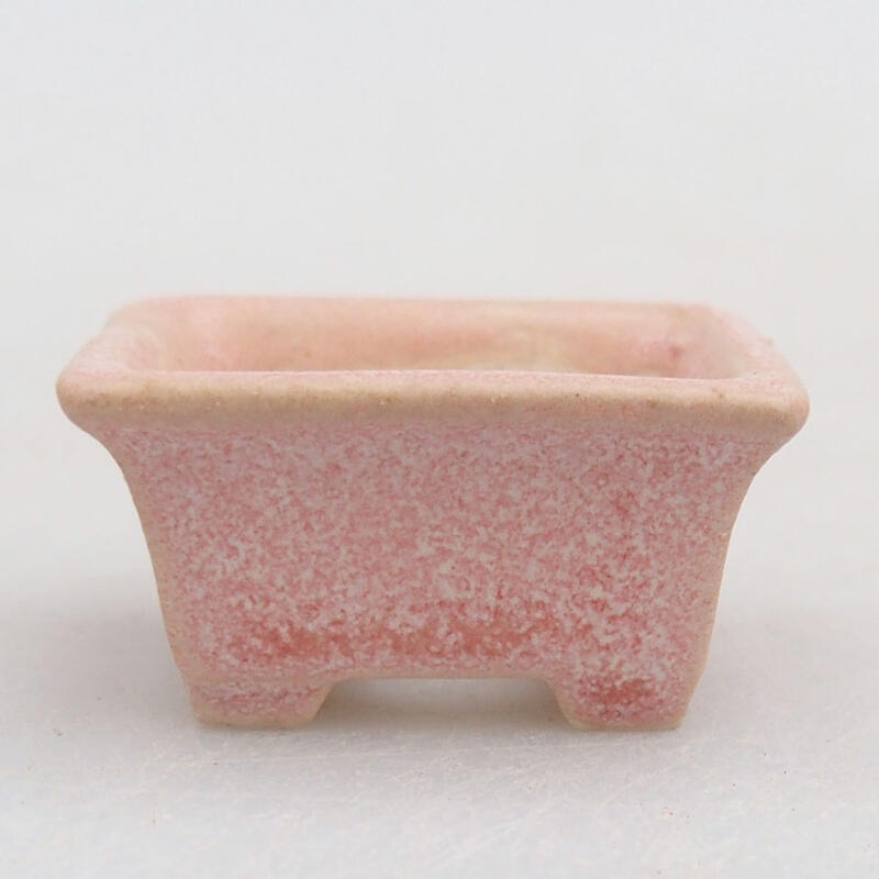 Mini-Bonsaischale 3 x 2,5 x 1,5 cm, Farbe rosa