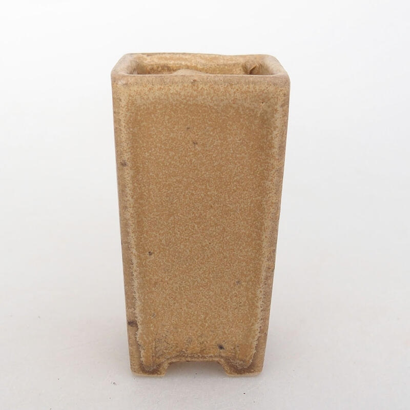Mini-Bonsaischale 3 x 3 x 5,5 cm, Farbe braun