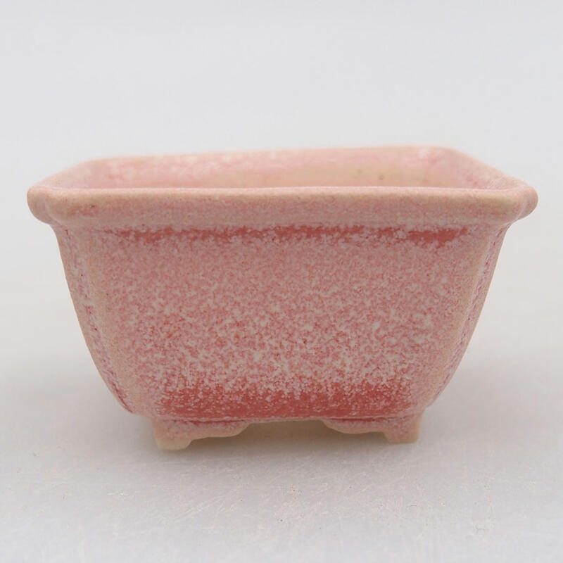 Mini-Bonsaischale 4,5 x 3,5 x 2,5 cm, Farbe rosa