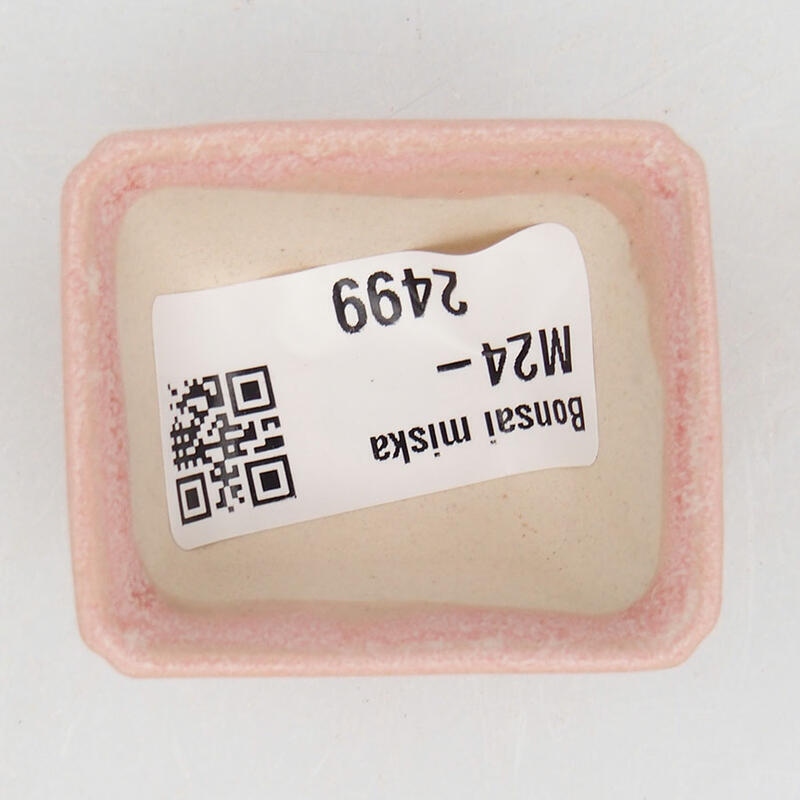 Mini-Bonsaischale 4,5 x 3,5 x 2,5 cm, Farbe rosa