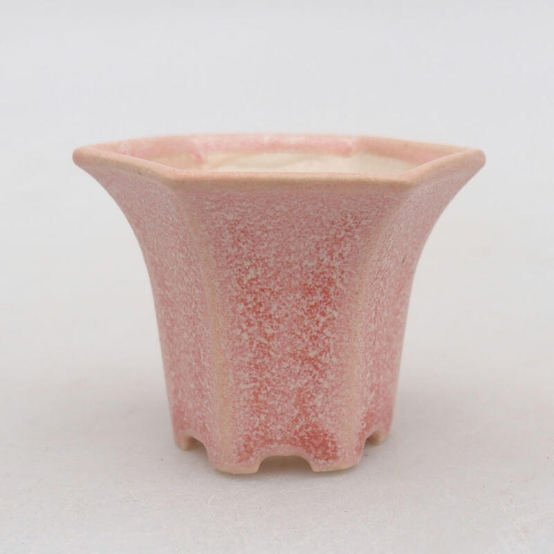Mini-Bonsaischale 4,5 x 4 x 3,5 cm, Farbe rosa