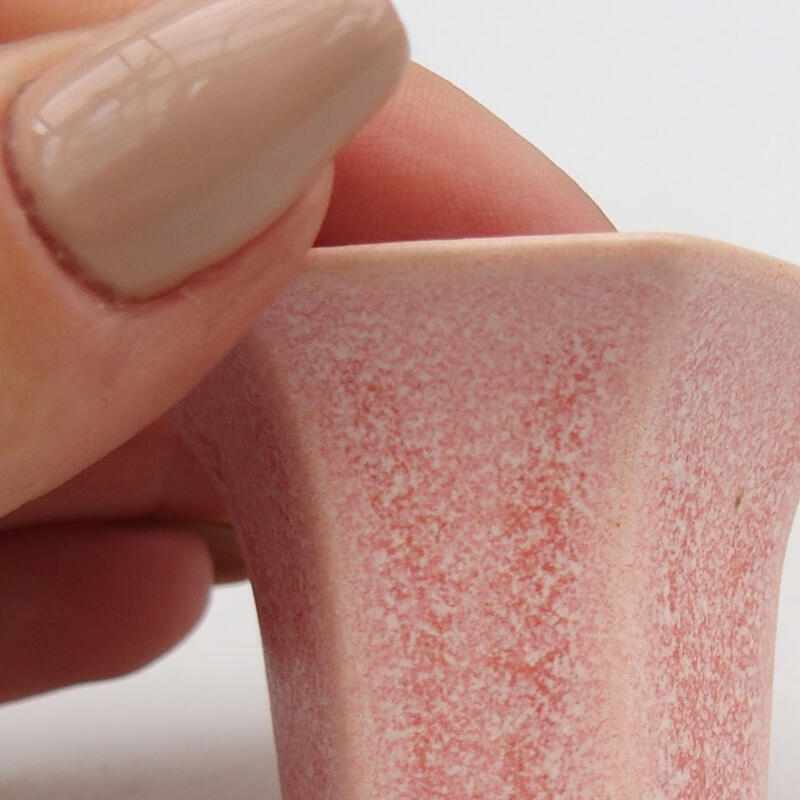 Mini-Bonsaischale 4,5 x 4 x 3,5 cm, Farbe rosa