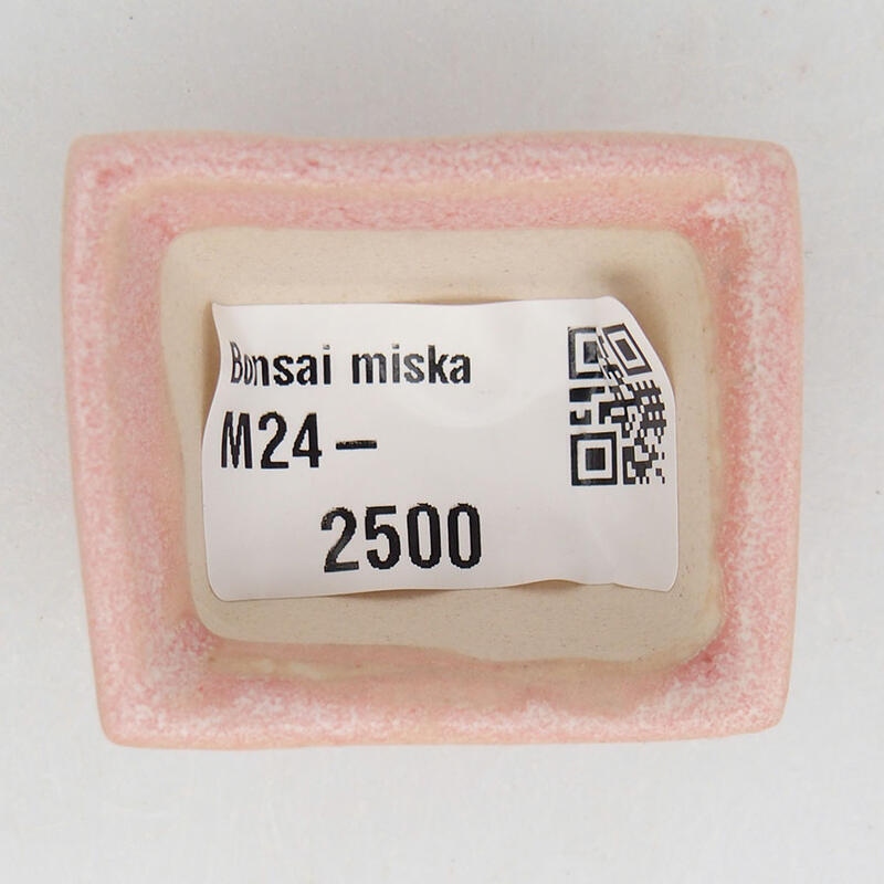 Mini-Bonsaischale 4 x 3,5 x 2,5 cm, Farbe rosa