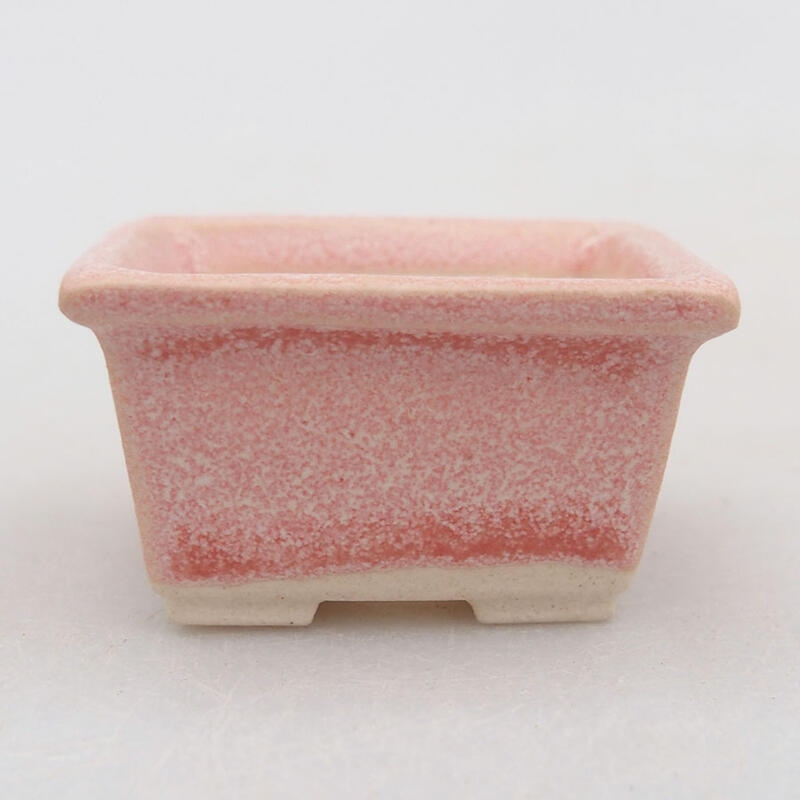 Mini-Bonsaischale 4 x 3,5 x 2,5 cm, Farbe rosa