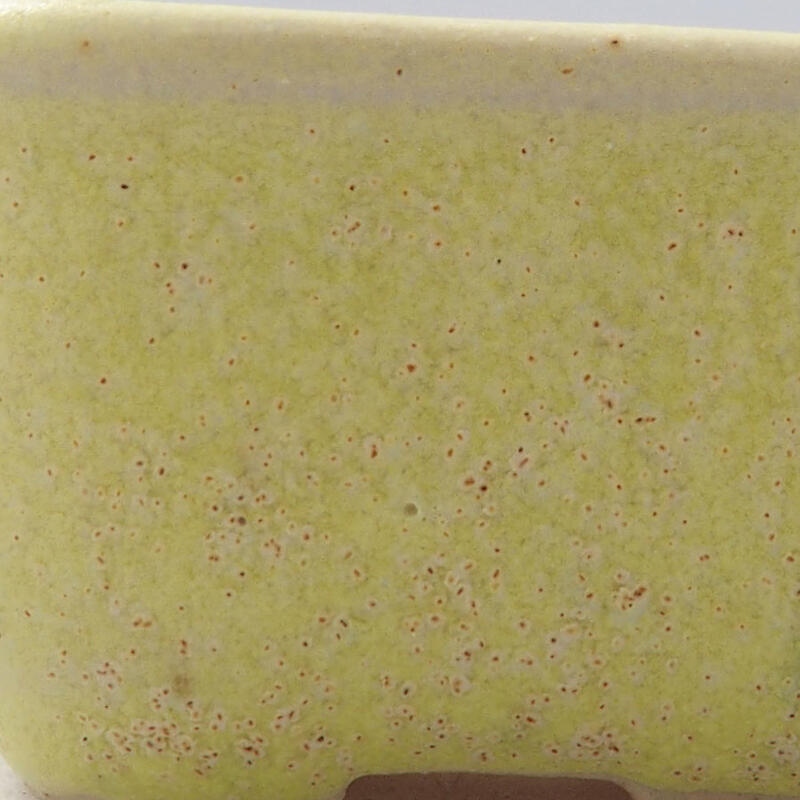 Mini-Bonsaischale 4 x 3,5 x 2 cm, Farbe gelb