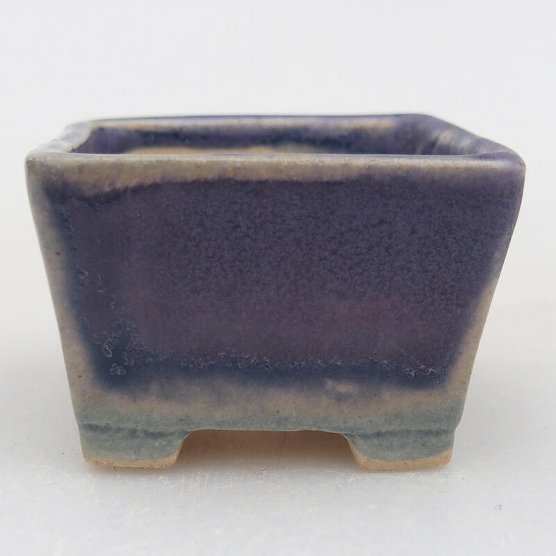 Mini-Bonsaischale 4 x 4 x 2,5 cm, Farbe Lila