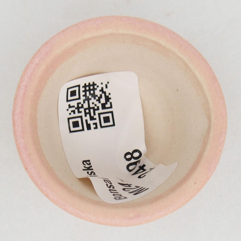 Mini-Bonsaischale 4 x 4 x 2,5 cm, Farbe rosa