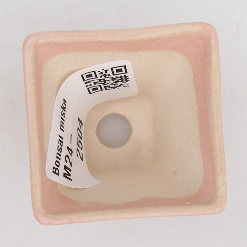 Mini-Bonsaischale 4 x 4 x 3,5 cm, Farbe rosa