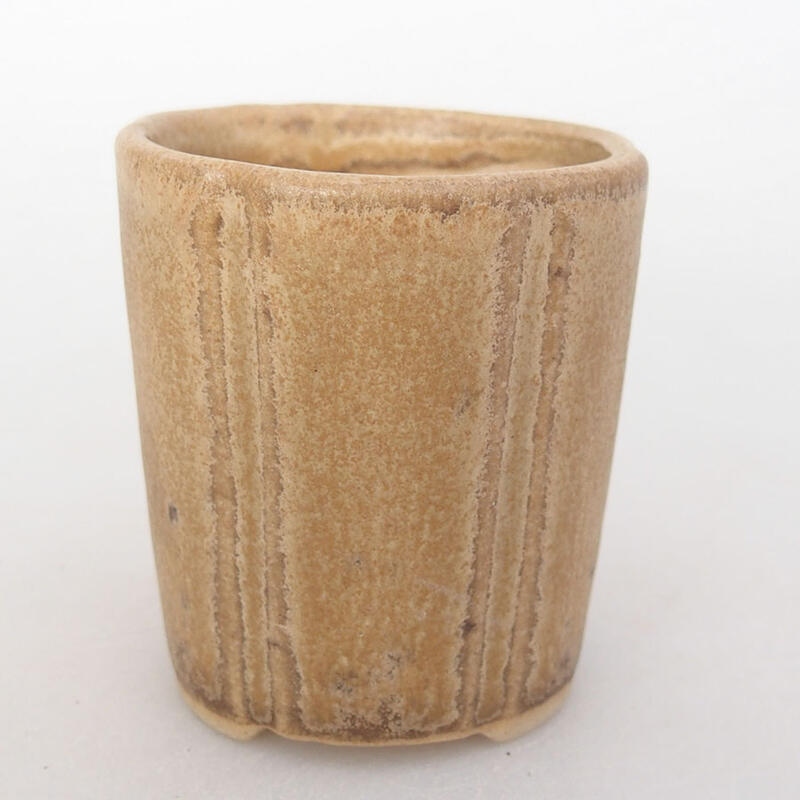 Mini-Bonsaischale 4 x 4 x 4,5 cm, Farbe braun
