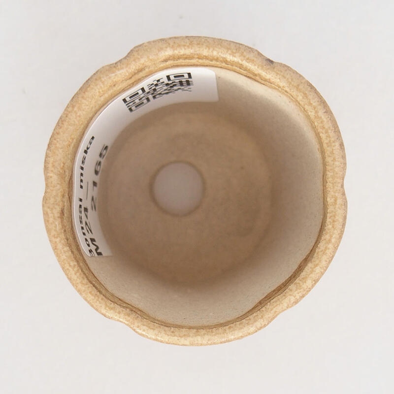 Mini-Bonsaischale 4 x 4 x 4,5 cm, Farbe braun