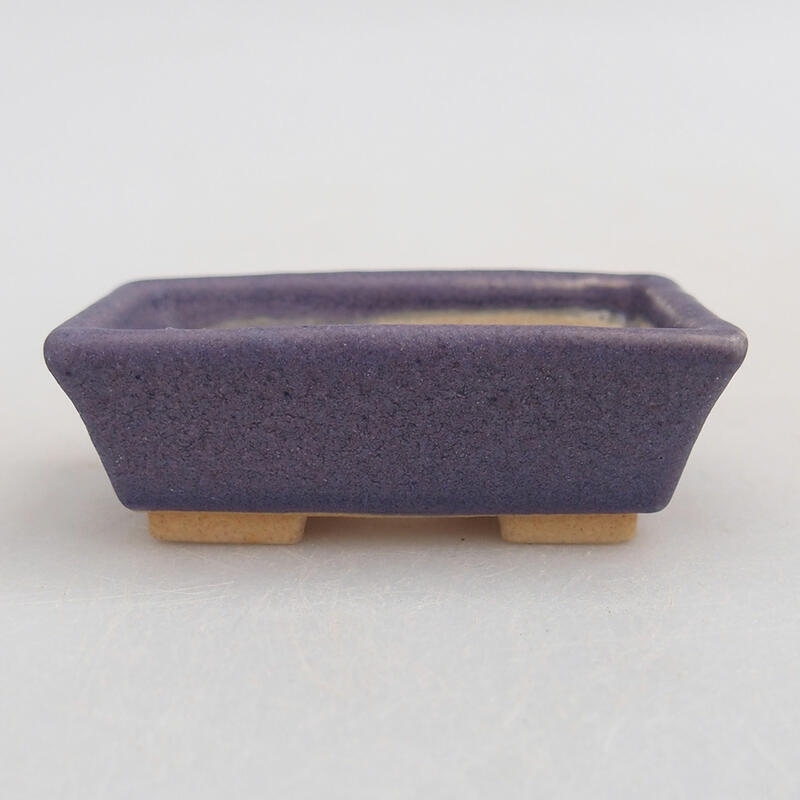 Mini-Bonsaischale 5,5 x 3,5 x 2 cm, Farbe Lila