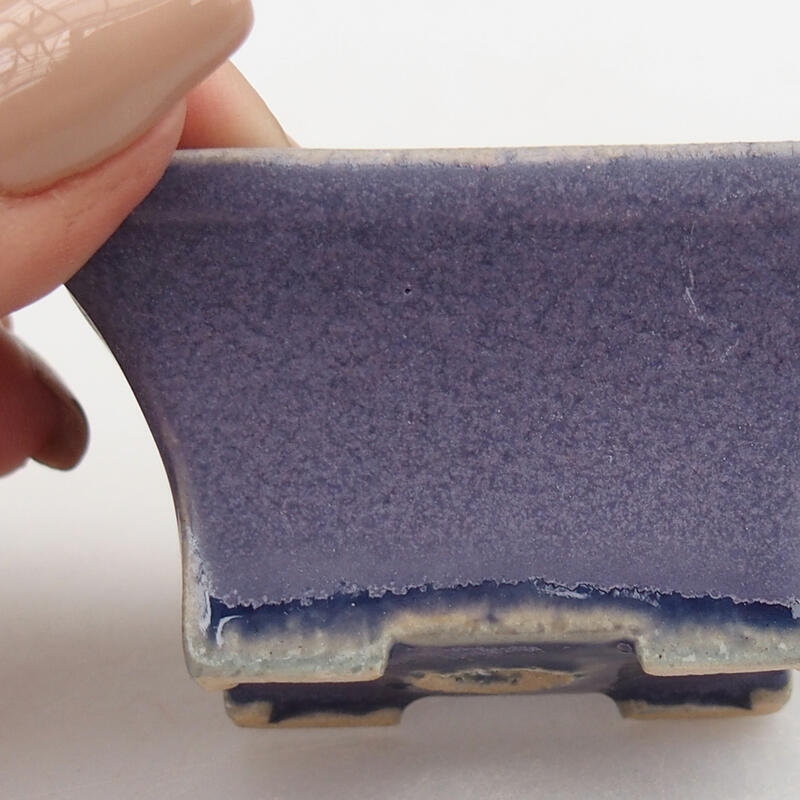 Mini-Bonsaischale 5,5 x 3,5 x 3 cm, Farbe Lila