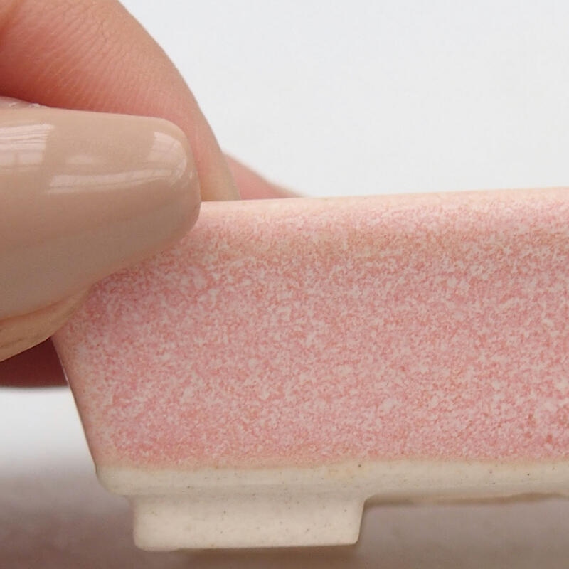 Mini-Bonsaischale 5,5 x 3 x 2 cm, Farbe rosa