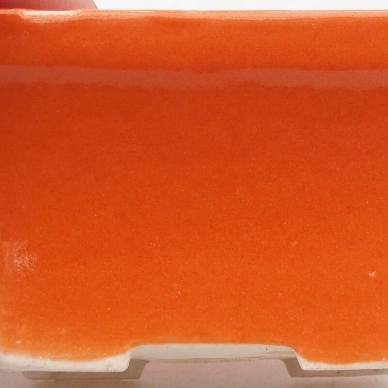 Mini-Bonsaischale 5,5 x 4 x 3 cm, Farbe Orange