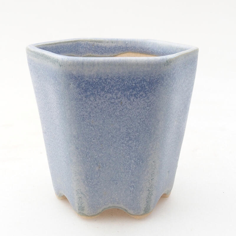 Mini-Bonsaischale 5,5 x 5 x 5 cm, Farbe blau