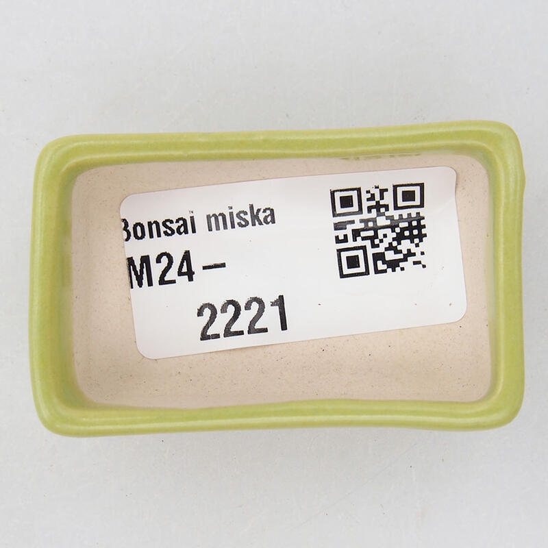 Mini-Bonsaischale 5 x 3 x 1,5 cm, Farbe grün