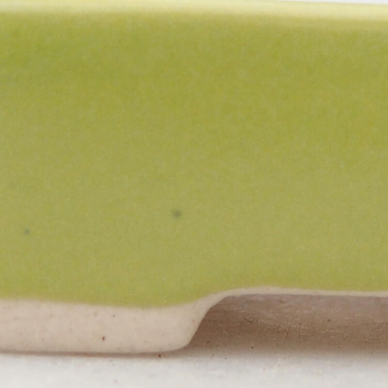 Mini-Bonsaischale 5 x 3 x 1,5 cm, Farbe grün