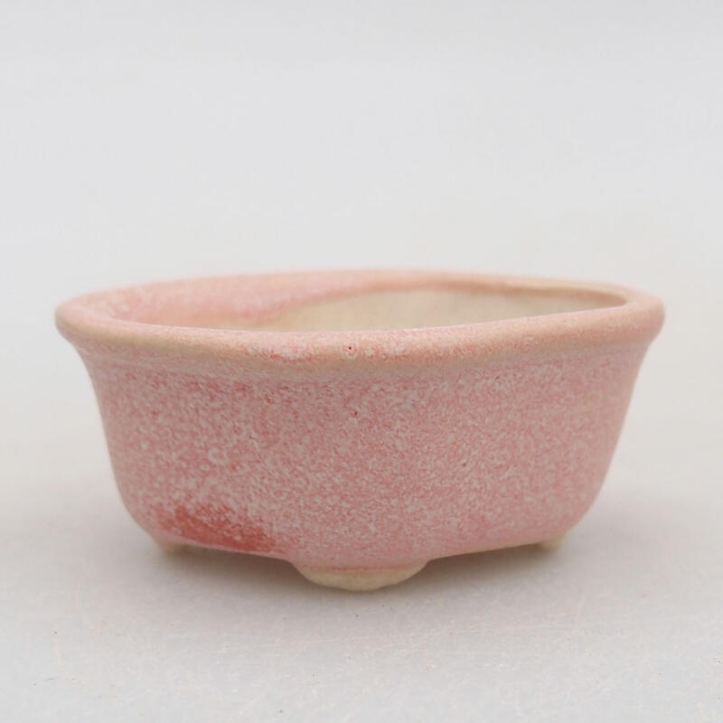Mini-Bonsaischale 5 x 4 x 2 cm, Farbe rosa