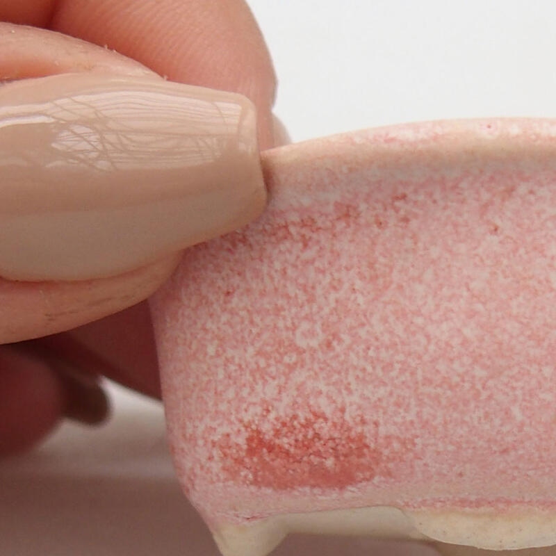 Mini-Bonsaischale 5 x 4 x 2 cm, Farbe rosa